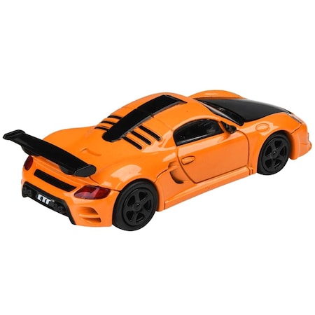 Paragon 2012 RUF CTR3 Clubsport Orange with Black Hood 1 by 64 Scale Diecast Model Car PA-55385
